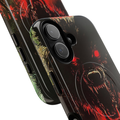 Crimson Wolf iPhone 17 Case - Tough+