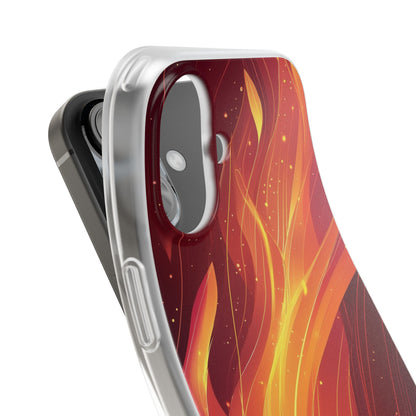 Flaming Flow iPhone 16 Case - Soft