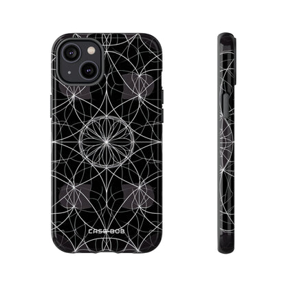 Radiant Petal Orbit iPhone 14 Plus Case - Tough