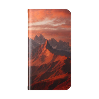 Sunset Peaks - iPhone 16 Plus - Case - Lompakko