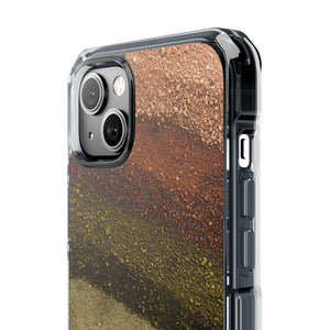 Earth Tone Pattern | Phone Case for iPhone (Clear Impact Case - Magnetic)