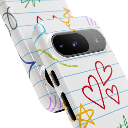 Hearts Dance Happily - Google Pixel Case