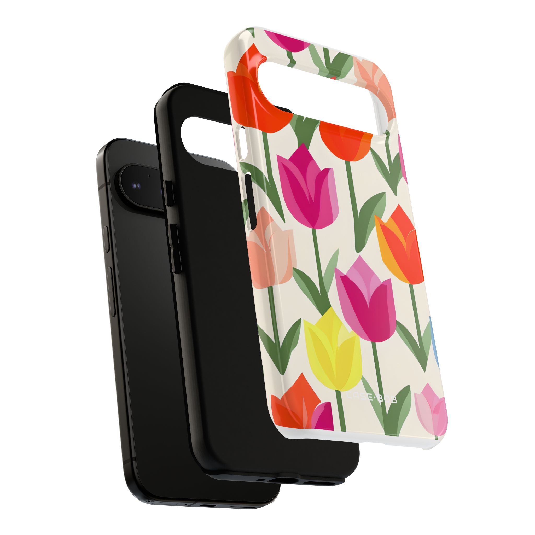 Tulip Harmony Green Google Pixel 9 Pro XL Case - Tough
