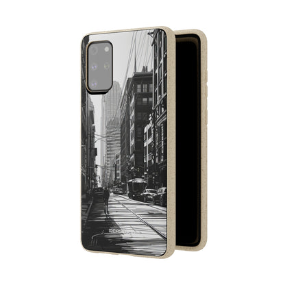 Noir Urban Serenity | Biodegradable Phone Case