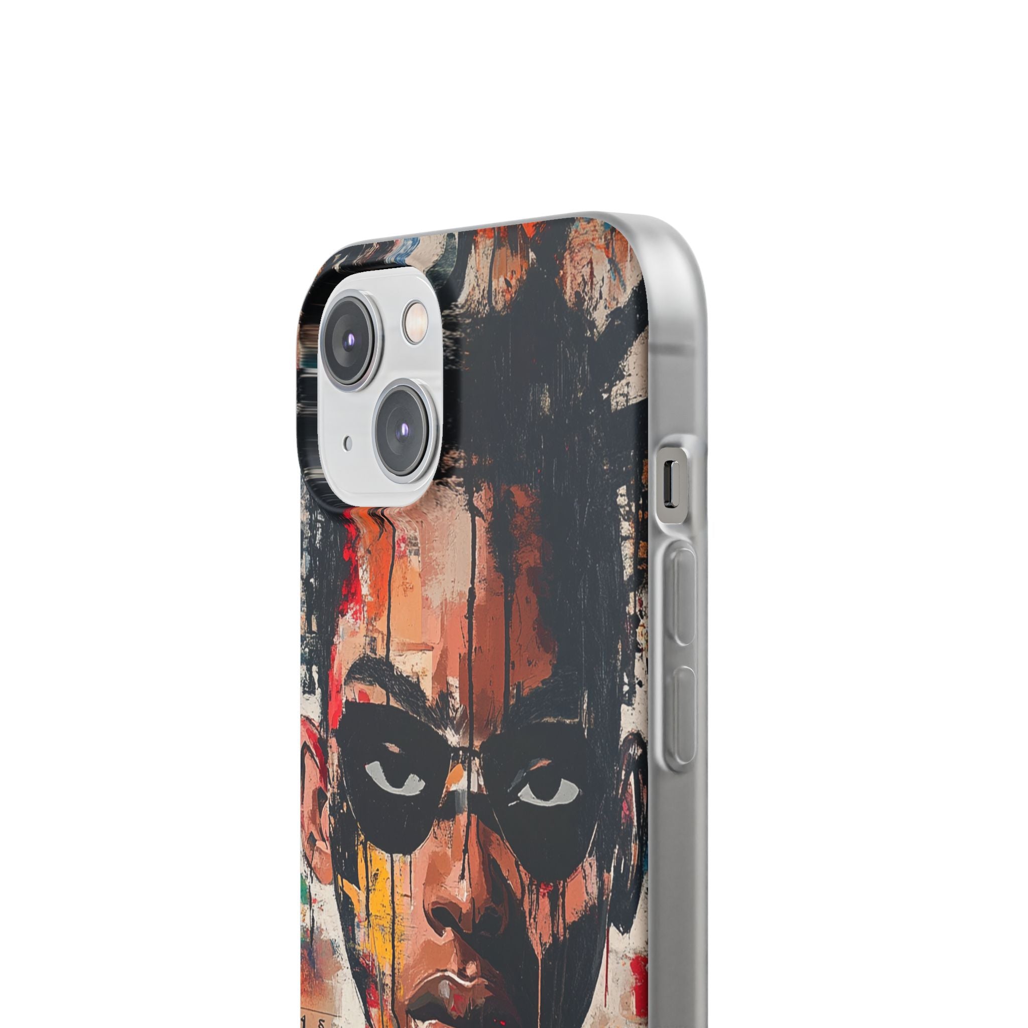 Masked Portrait Drips iPhone 14 Case - Soft
