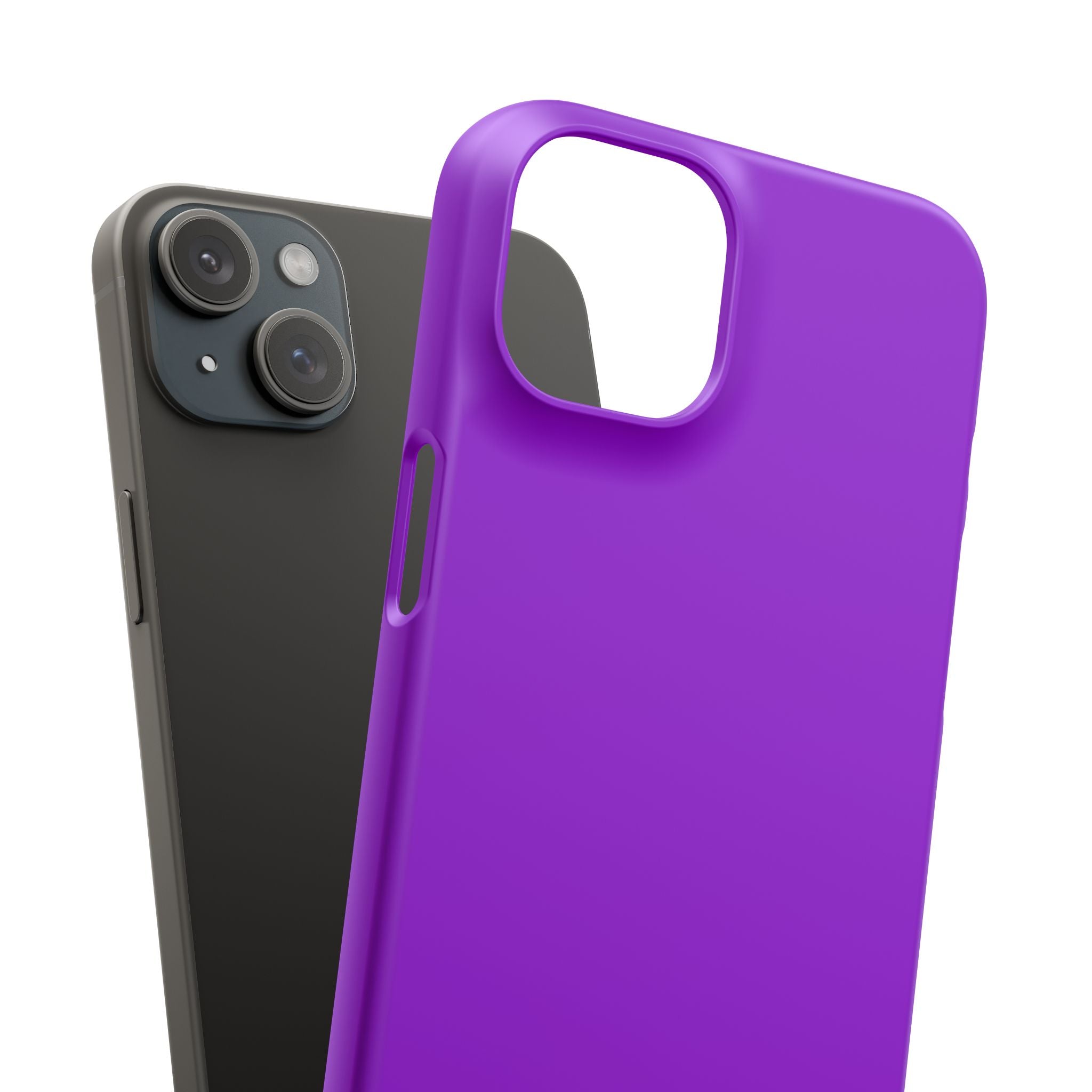 Dark Violet iPhone 15 - Slim Phone Case