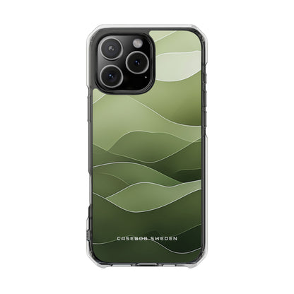 Gradient Emerald Drift iPhone 16 - Clear Impact Phone Case