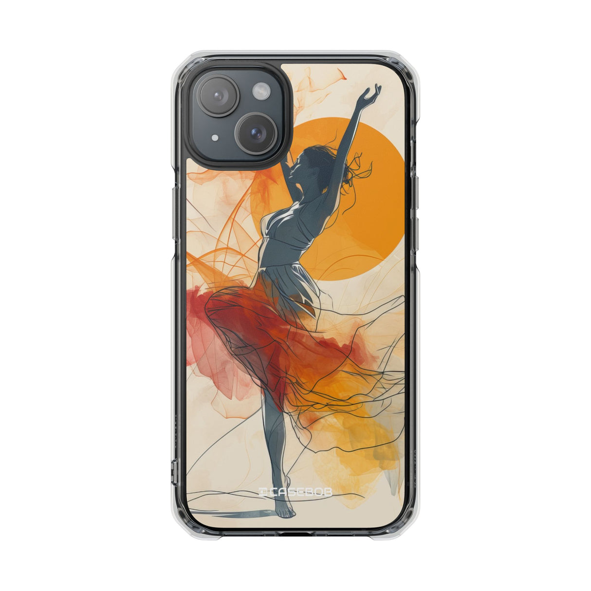 Sunlit Grace - Phone Case for iPhone (Clear Impact - Magnetic)