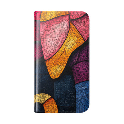 Blue Mosaic Elephant - iPhone 16  Case - Wallet