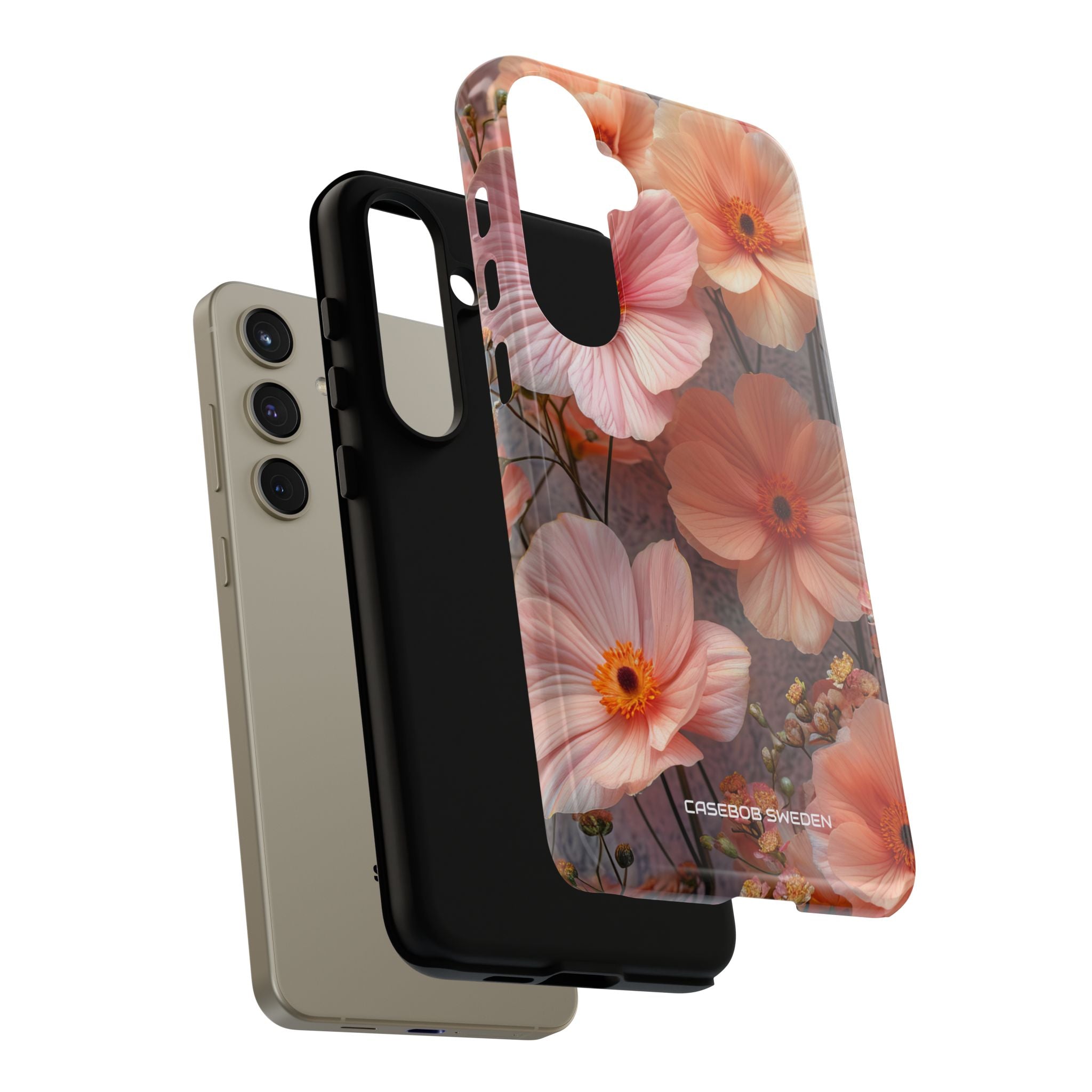 Serene Botanical Blooms - Tough Samsung S24 Phone Case