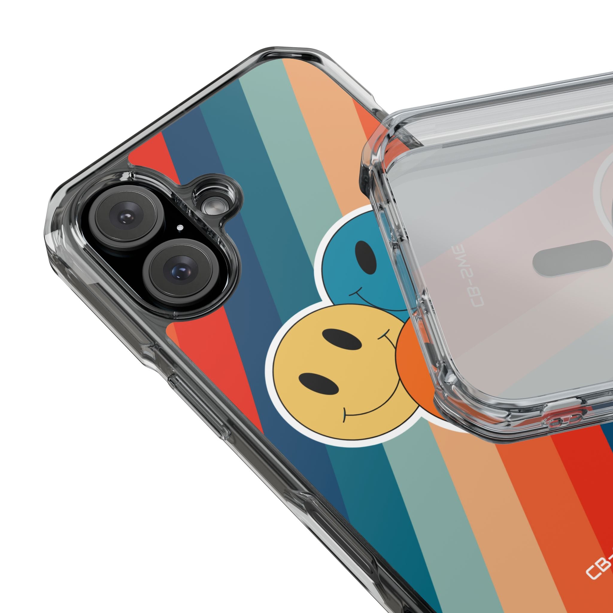 Retro Smiley Harmony iPhone Case - Impact
