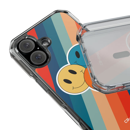 Retro Smiley Harmony iPhone Case - Impact