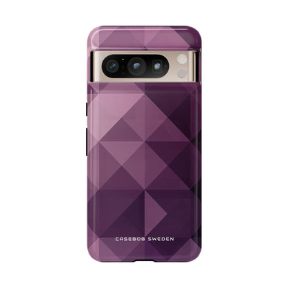 Gradient Purple Mosaic Google Pixel 8 - Tough Phone Case