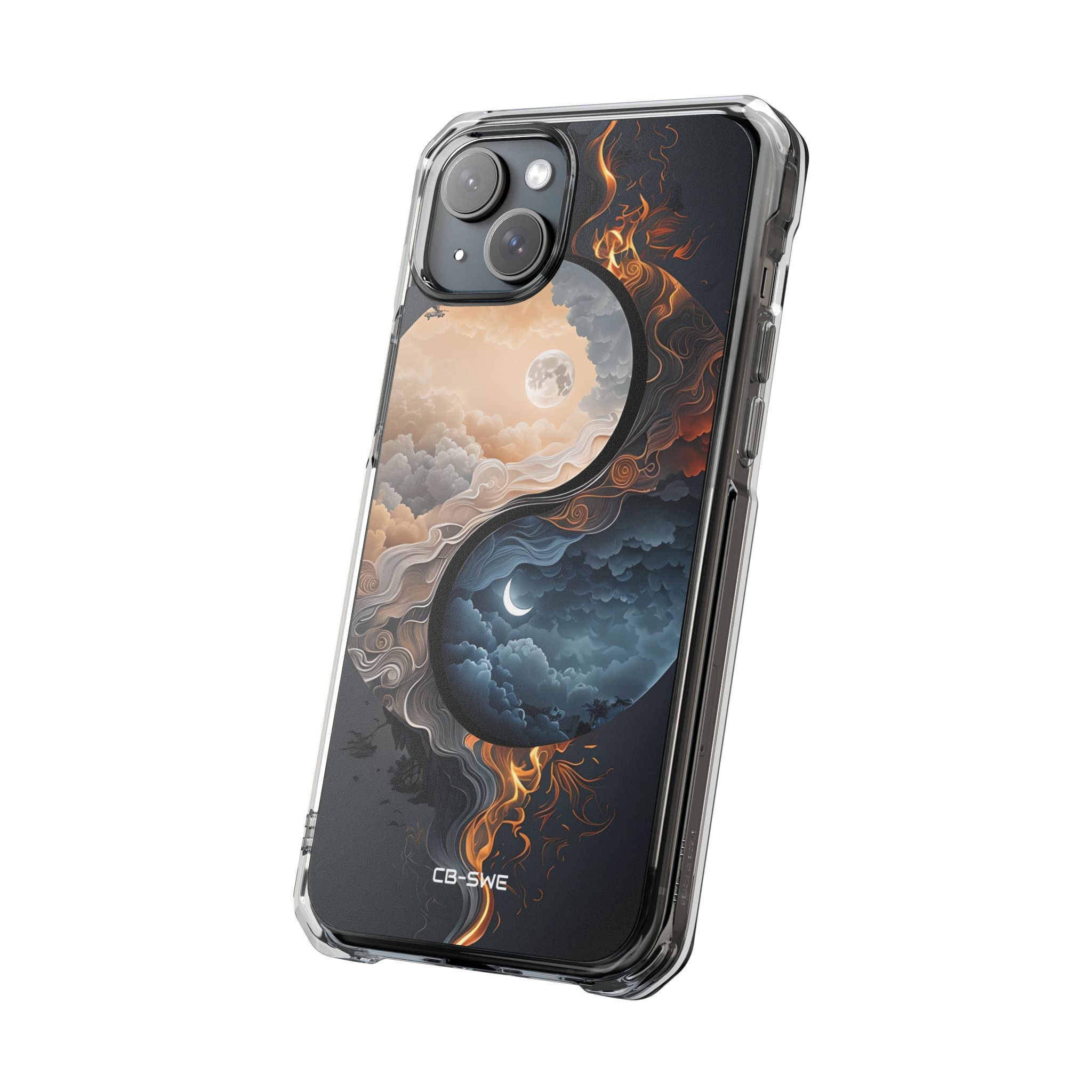 Moonlit Elemental Harmony iPhone Case - Impact