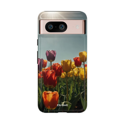 Tulips Embrace Sunlight - Google Pixel Case