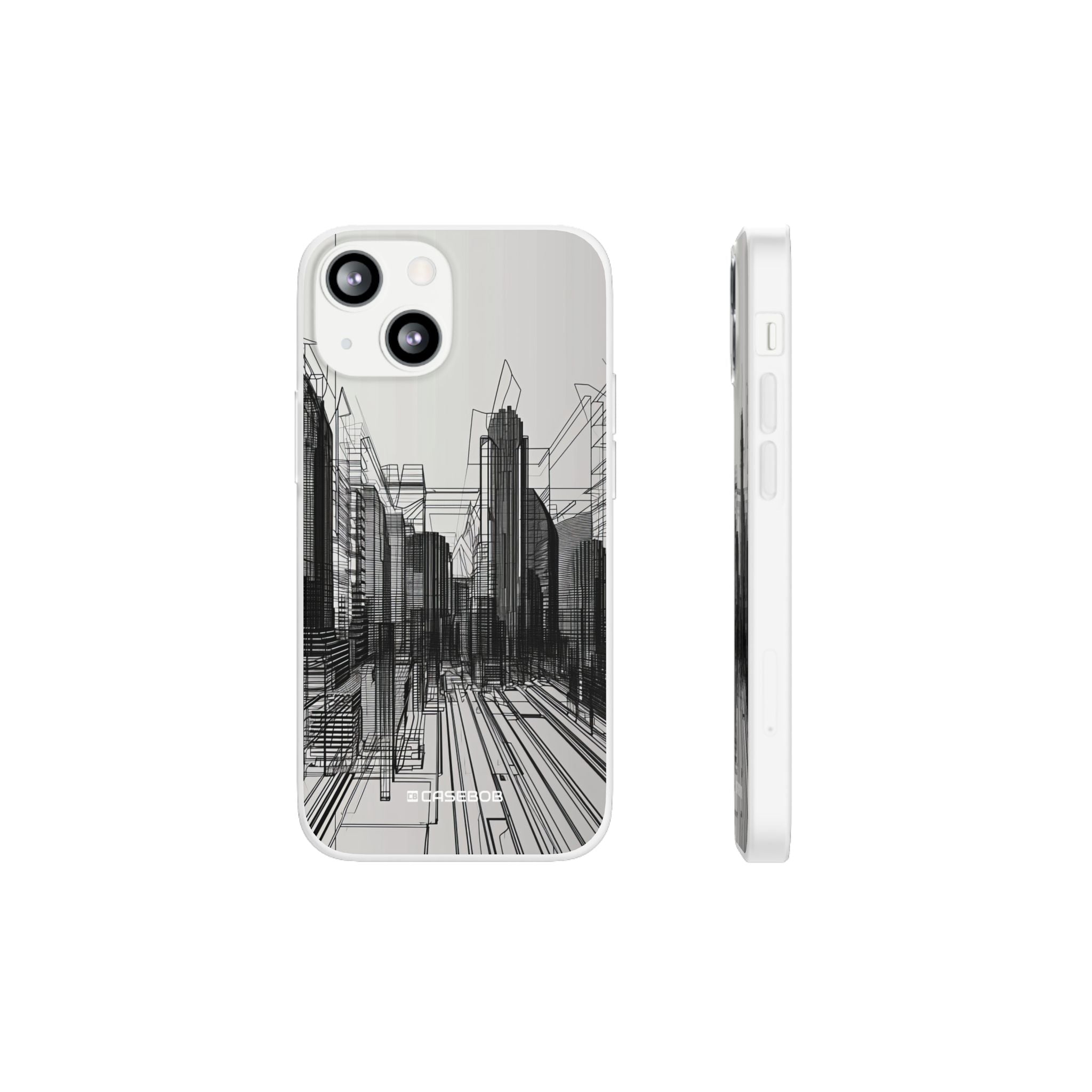 Urban Wireframe | Flexible Phone Case for iPhone