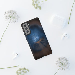 Blue Space Ink Art - Protective Phone Case