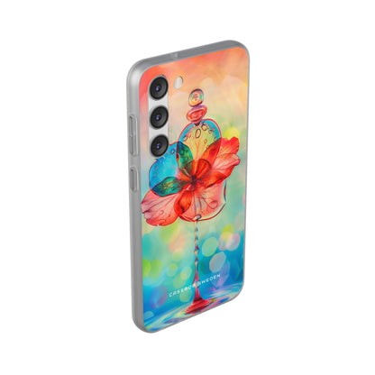 Ethereal Glass Flower Samsung S23 - Flexi Phone Case