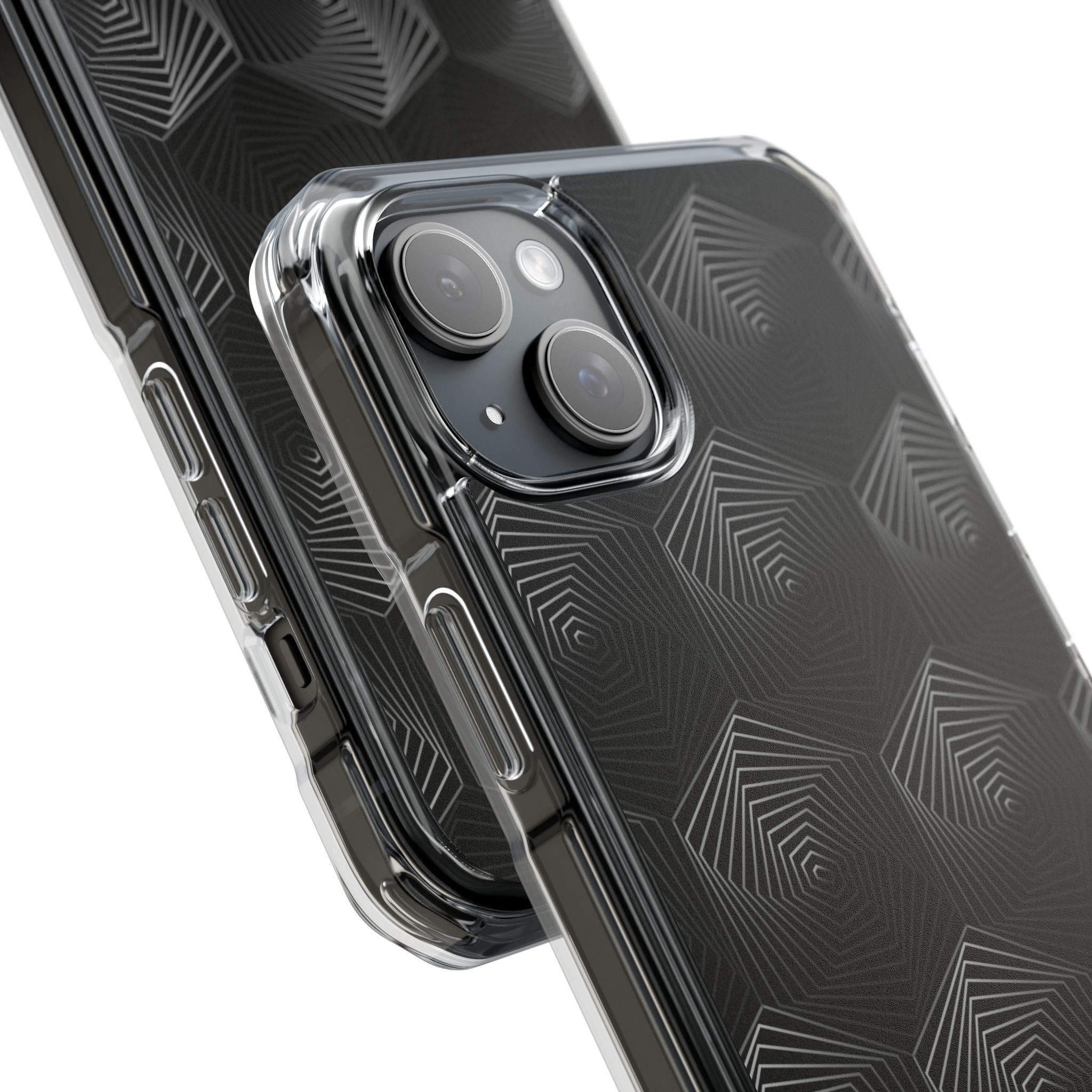 Geometric Spiral Illusion iPhone Case - Impact