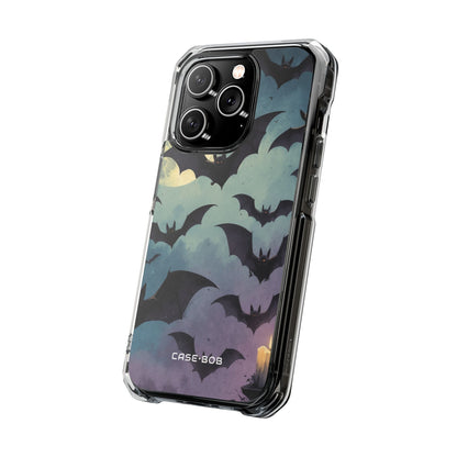 Glowing Bat Swarm iPhone 14 Pro Case - Impact