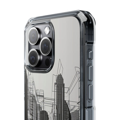 Urban Wireframe - Phone Case for iPhone