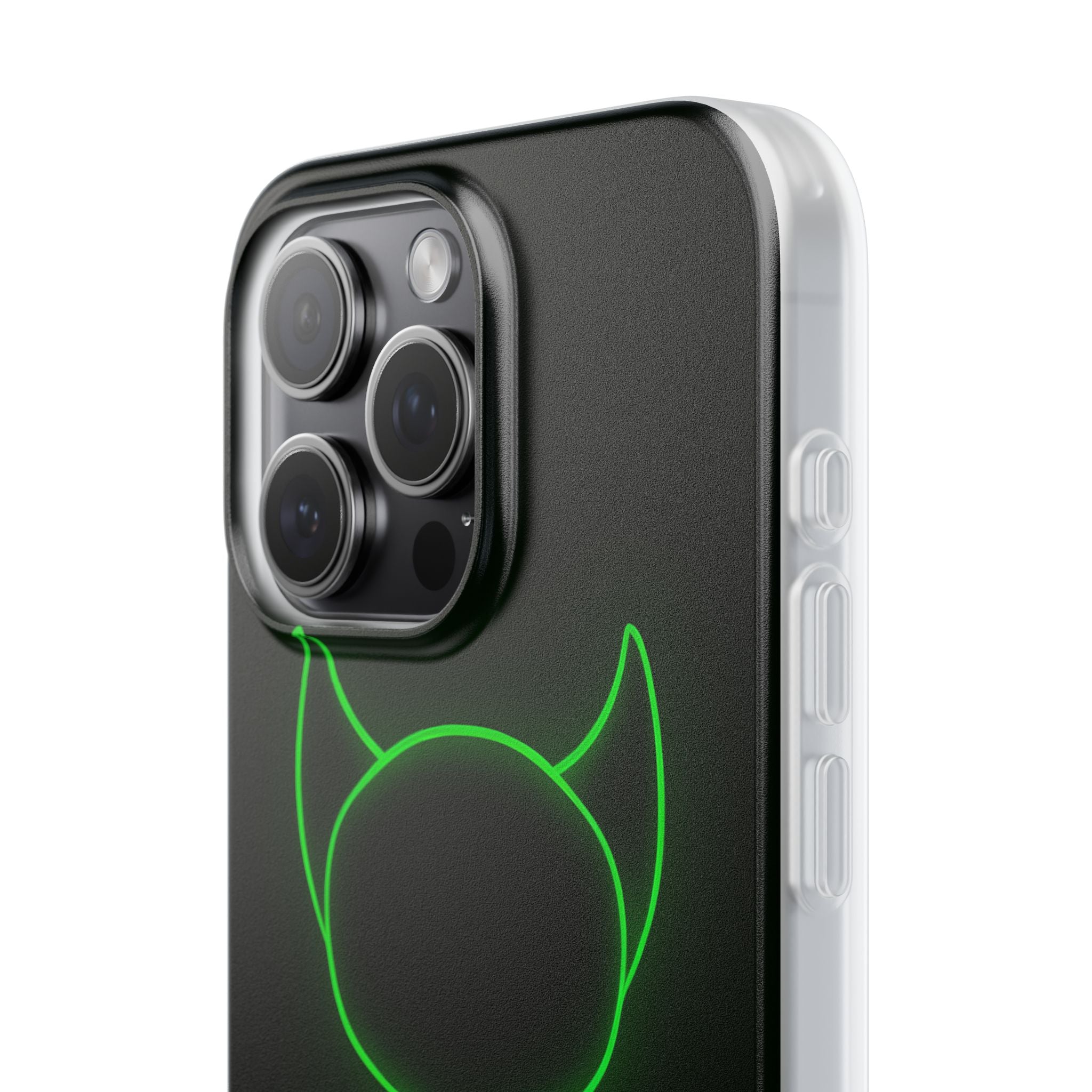 Neon Horned Glow iPhone 15 Pro Max Case - Soft