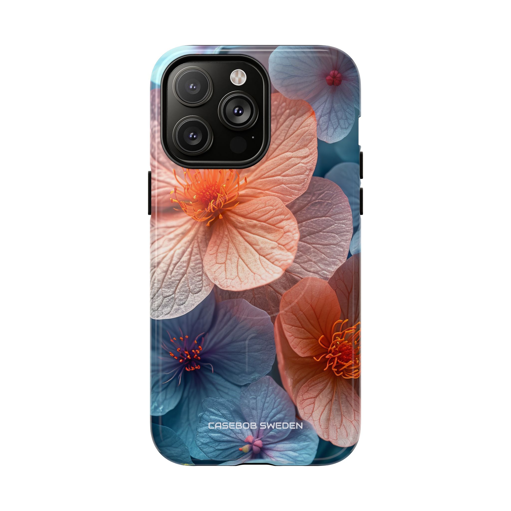 Peach Blossom Serenity - Tough + MagSafe® iPhone 14 Phone Case