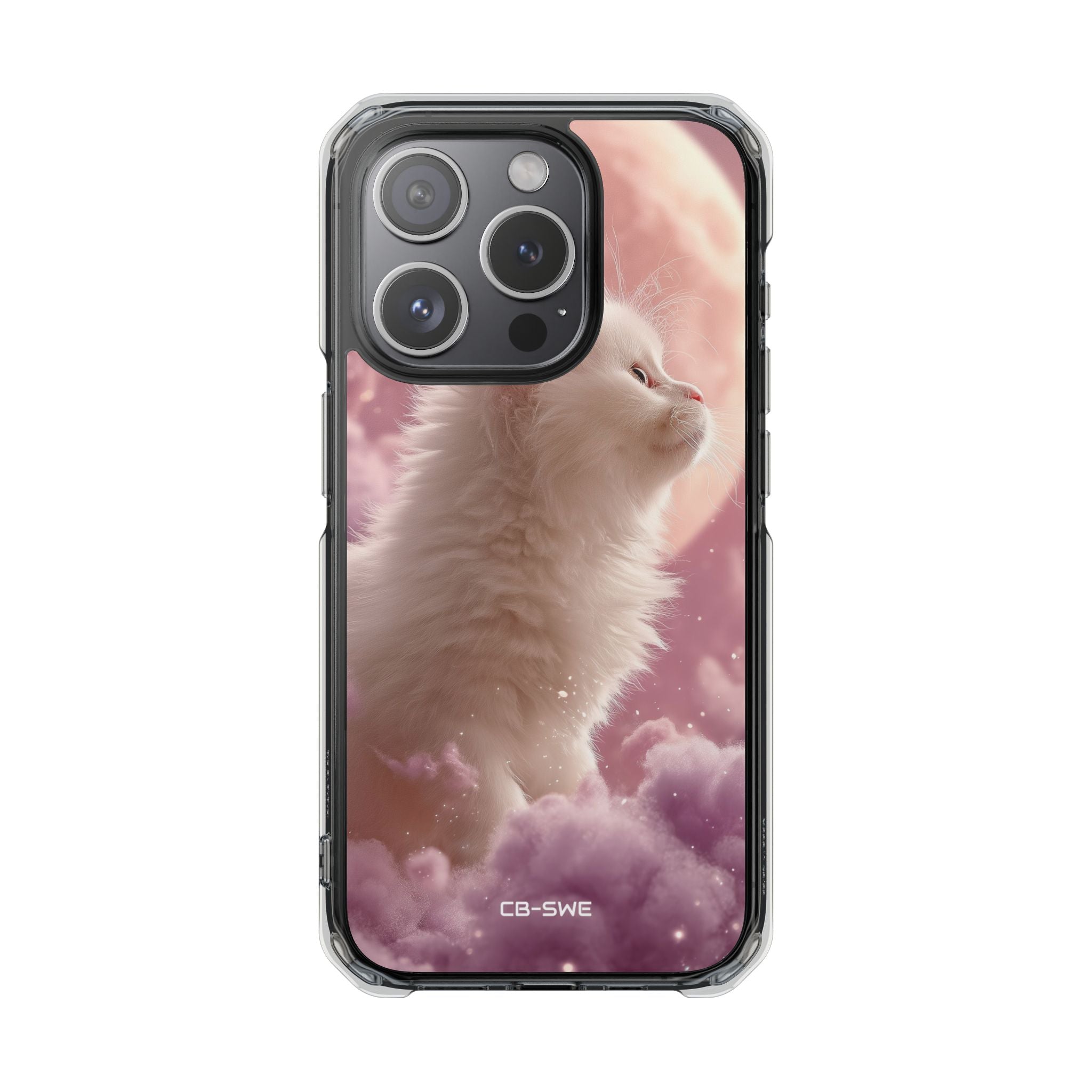 Lunar Cat Soars iPhone Case - Impact