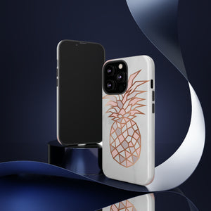 Pineapple Rose Gold - Protective Phone Case