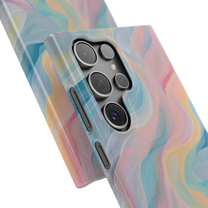 Dreamy Pastel Swirls - Slim Samsung S24 Phone Case