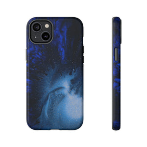 Winter Blue Ink Art - Protective Phone Case