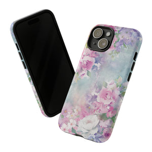 Floral Pastel Whisper - Protective Phone Case