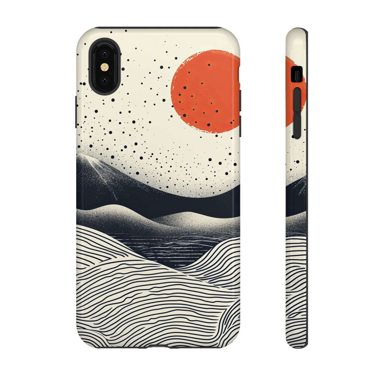 Minimalist Geometric Symphony - Protective Phone Case