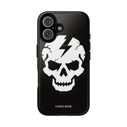 Lightning Skull iPhone 16 Case - Tough+