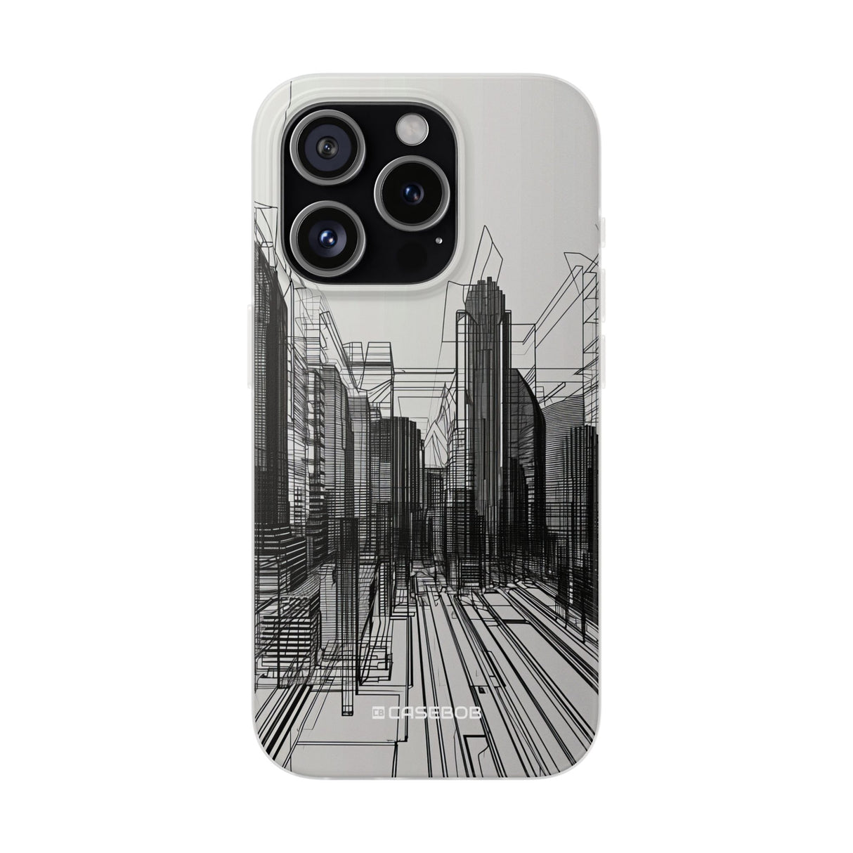 Urban Wireframe | Flexible Phone Case for iPhone