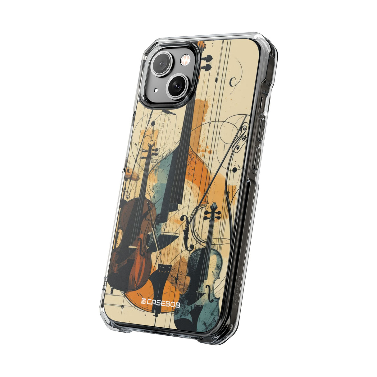 Strings in Motion - Phone Case for iPhone (Clear Impact - Magnetic)