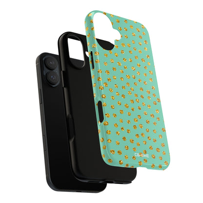 Golden Dots Dance - iPhone Case