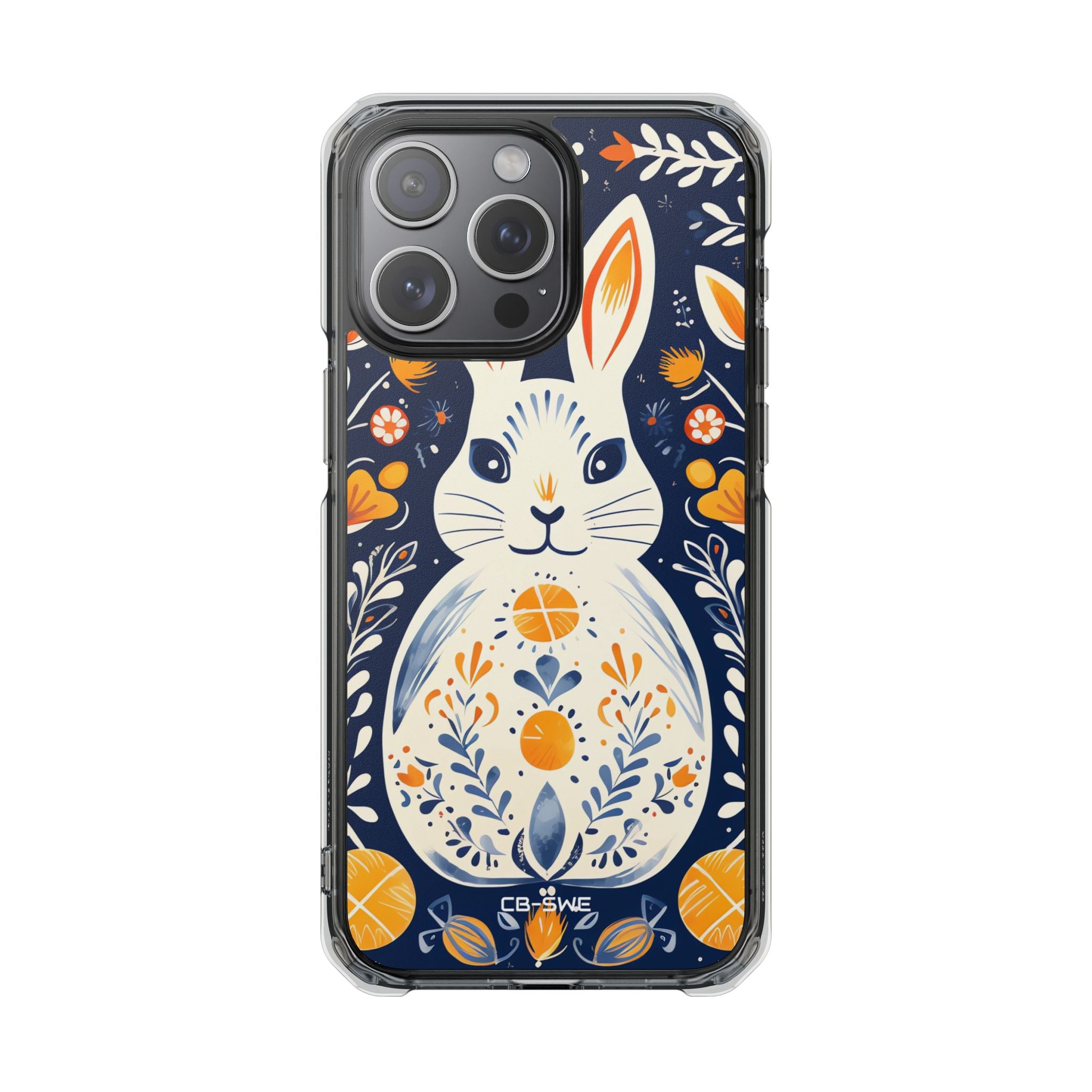 Floral Rabbit Joy iPhone Case - Impact