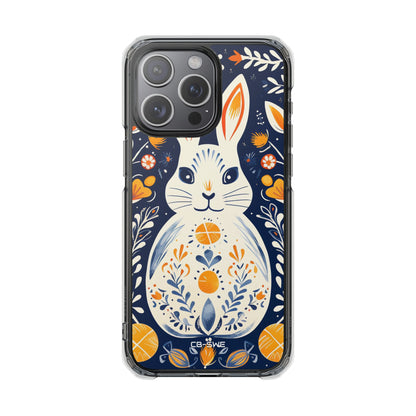 Floral Rabbit Joy iPhone Case - Impact