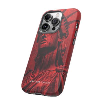 Zen Red Liberty Vision iPhone 14 - Tough Phone Case