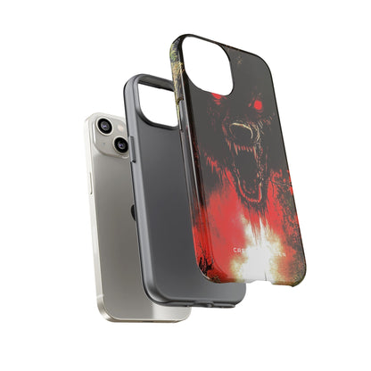 Bloodmoon Wolf's Lament iPhone 14 - Tough Phone Case