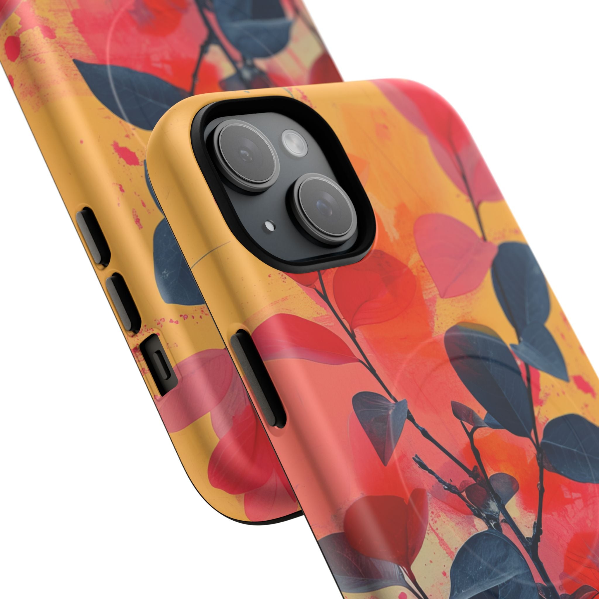 Vivid Floral Harmony iPhone 15 | Tough+ Phone Case