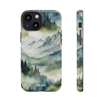 Misty Peaks Emerge - iPhone Case