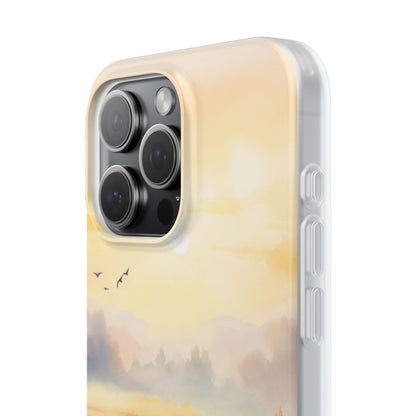 Glowing Sunrise iPhone 15 Pro Max Case - Soft