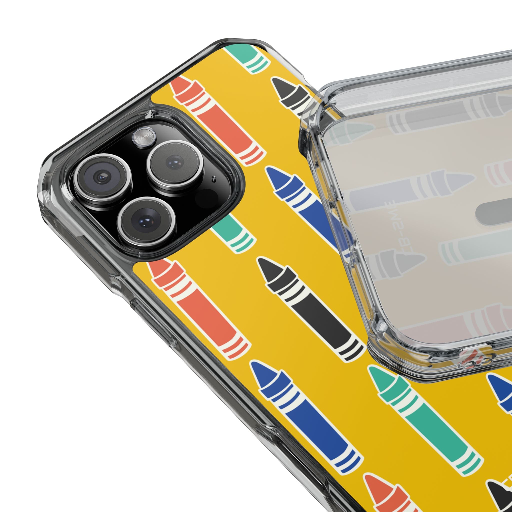 Crayons Dance Joyfully iPhone Case - Impact