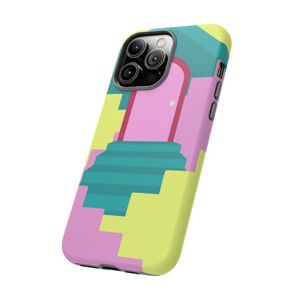 Vector Illustration of Stairs - Protective Phone Case