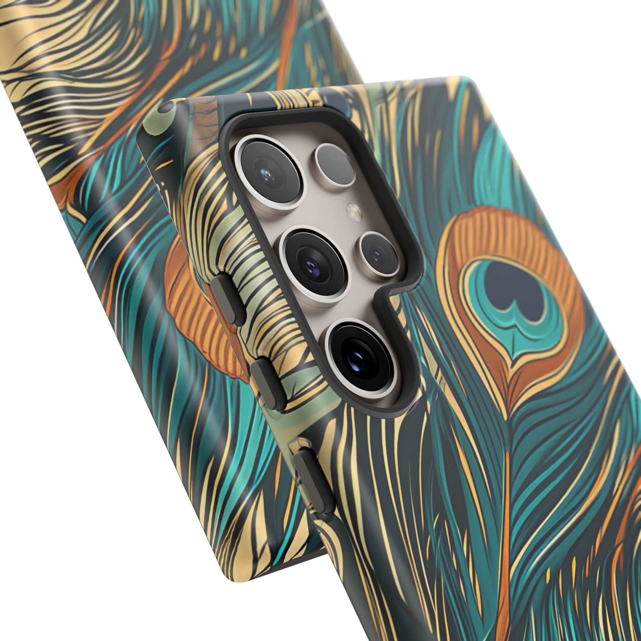 Art Nouveau Peacock Elegance Samsung S24 - Tough Phone Case