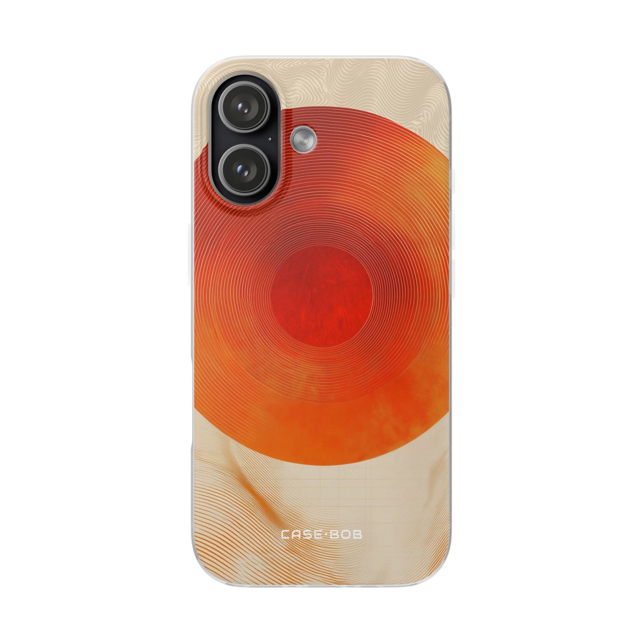 Sunburst Swirl iPhone 17 Case - Soft
