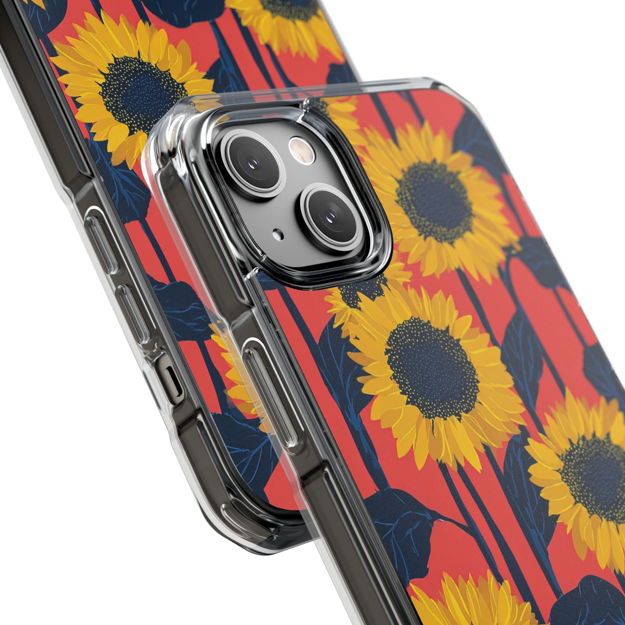 Vibrant Sunflower Rhythm iPhone Case - Impact