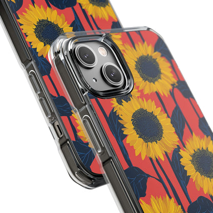 Vibrant Sunflower Rhythm iPhone Case - Impact